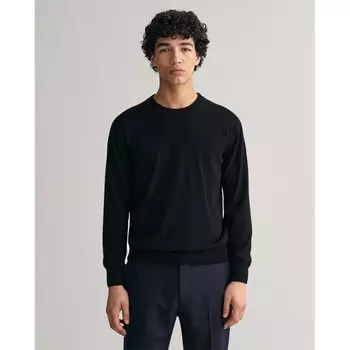 Свитер Gant Relaxed Crew Neck, черный