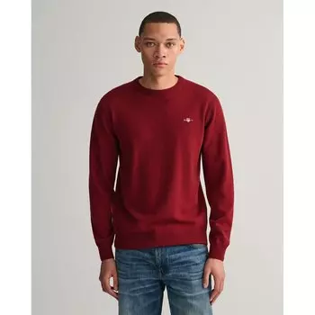 Свитер Gant Superfine Lambswool Crew Neck, красный