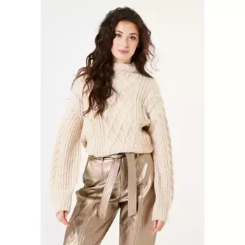 Свитер Garcia V40246, бежевый