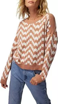 Свитер Gemma из обжатой пряжи Spiritual Gangster, цвет Canyon Geo