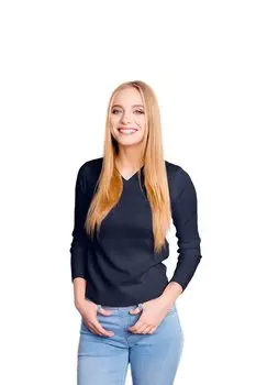 Свитер Giesswein, темно-синий меланж