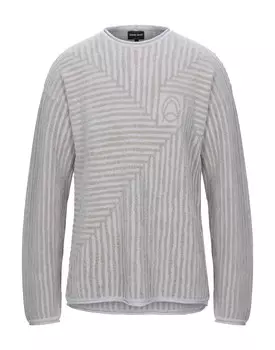 Свитер Giorgio Armani, светло-серый