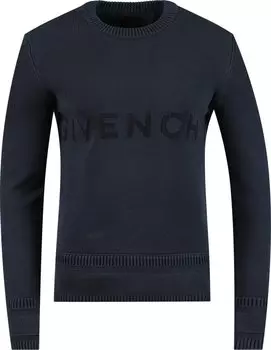 Свитер Givenchy 4G Crewneck Sweater 'Blue/Navy', синий