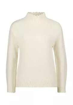 Свитер, гофрированный край по краю, женский zero, цвет Eggnog