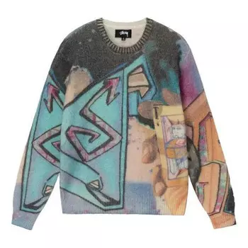 Свитер goldie sweater 'muticolor' Stussy, мультиколор