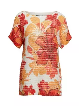 Свитер Goldner, пятнистый оранжевый