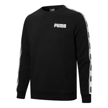Свитер graphic sweater 'black' Puma, черный