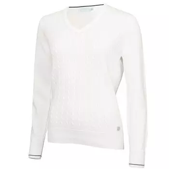 Свитер Green Lamb Nellie Cable V Neck, белый