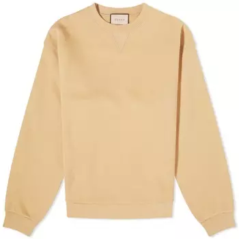 Свитер Gucci Tape Crew Neck, цвет Camel Mix