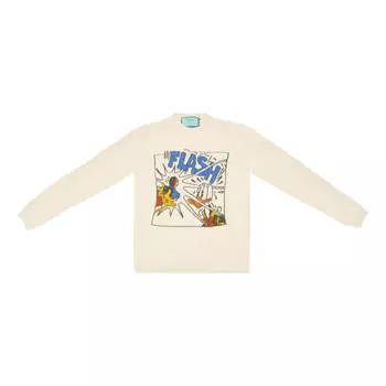 Свитер Gucci x Disney Donald Duck 'FLASH' Sweatshirt 'White', белый