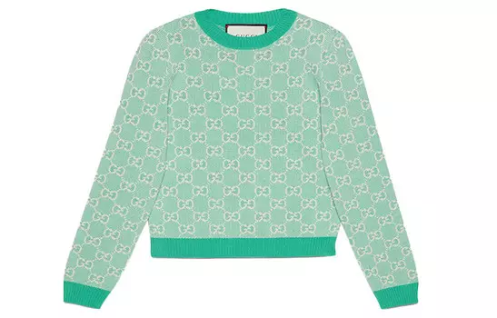 Свитер Gucci женский, зеленый