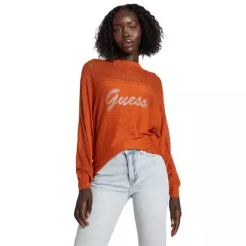 Свитер Guess Factory Dalina Logo, оранжевый
