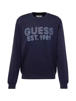 Свитер GUESS Sweatshirt BEAU, темно-синий/светло-синий