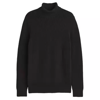 Свитер H&M Regular Fit Turtleneck, черный