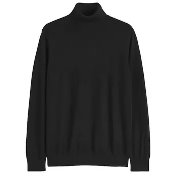 Свитер H&amp;M Slim Fit Fine-knit Turtleneck, черный