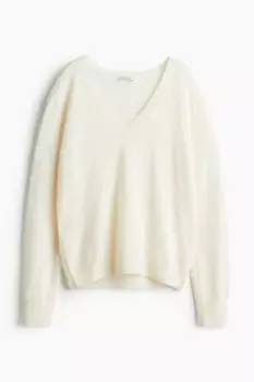 Свитер H&M A/W 2024 Wool, кремовый