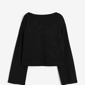 Свитер H&M Boxy, черный