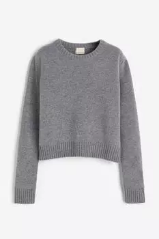 Свитер H&M Cashmere Blend, темно-серый