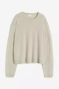 Свитер H&M Fine Cashmere, светло-бежевый