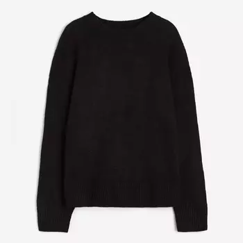 Свитер H&M Jacquard-knit, черный