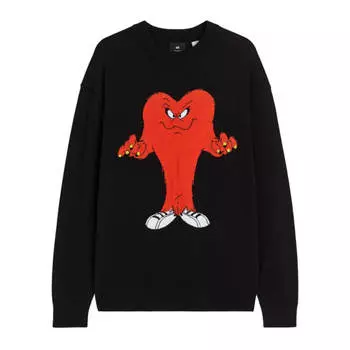 Свитер H&M Relaxed Fit Looney Tunes, черный