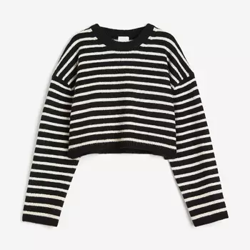 Свитер H&M Short, черный