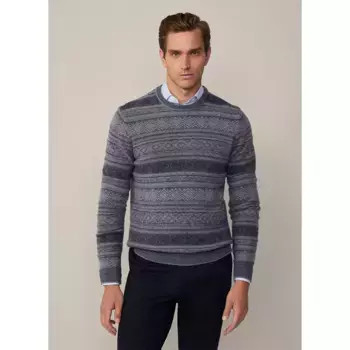 Свитер Hackett Fairisle, серый