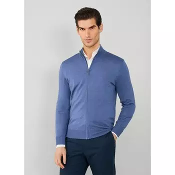 Свитер Hackett Gmd Merino Silk Full Zip, синий