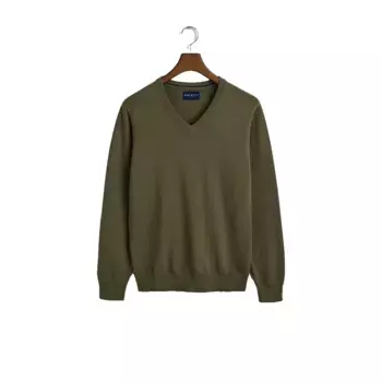 Свитер Hackett HM7000146 v neck, зеленый