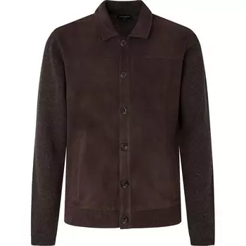 Свитер Hackett HM703055 Button, коричневый