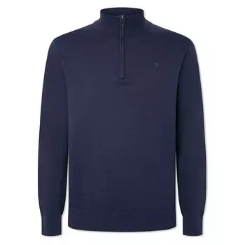 Свитер Hackett HM703084 Half Zip, синий
