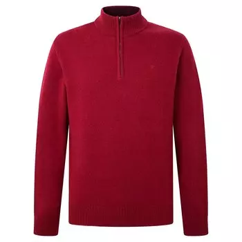 Свитер Hackett Lambswool Half Zip, красный