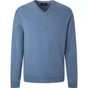 Свитер Hackett Lambswool V Neck, синий
