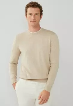 Свитер Hackett London, серо-коричневый