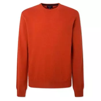 Свитер Hackett Merino, оранжевый