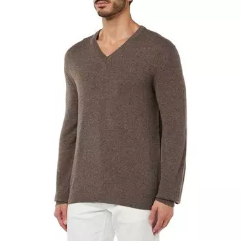 Свитер Hackett Merino V Neck, коричневый