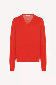 Свитер Haius из шерсти The Row, красный