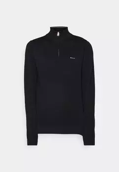 Свитер Halfzip GANT, черный