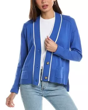 Свитер Hannah Rose Tipped High-Low из смеси кашемира