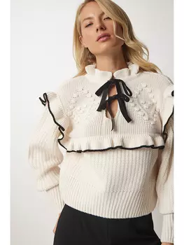 Свитер Happiness Istanbul, кремовый