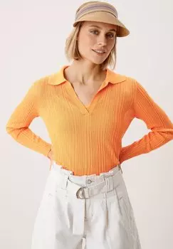 Свитер HAUT MANCHES LONGUES DE TEXTURE s.Oliver, янтарный