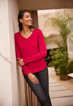 Свитер heine, цвет Blood red