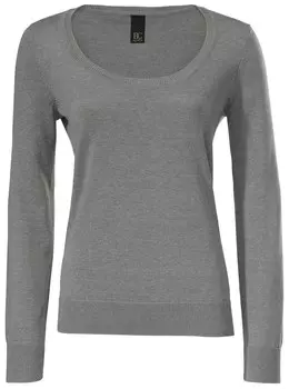 Свитер heine, пятнистый серый