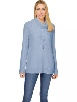 Свитер Heine Rollkragen, светло-синий