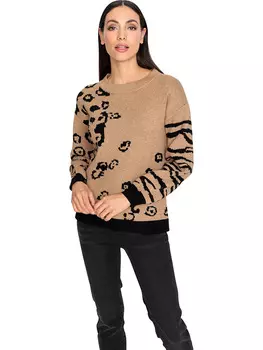 Свитер Heine, светло-коричневый