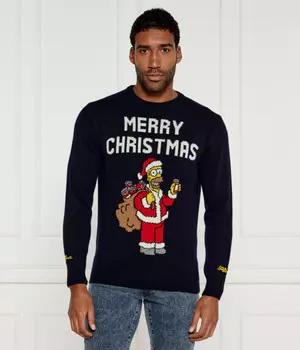 Свитер Heron St.Barth x The Simpsons, синий