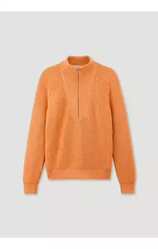 Свитер Hessnatur Stricktroyer, цвет clementine