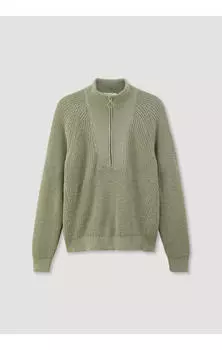 Свитер Hessnatur Stricktroyer, цвет seegras