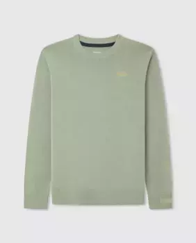 Свитер хлопковой вязки для мальчика Pepe Jeans, светло-зеленый