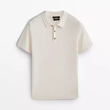 Свитер хлопковый Massimo Dutti, кремовый